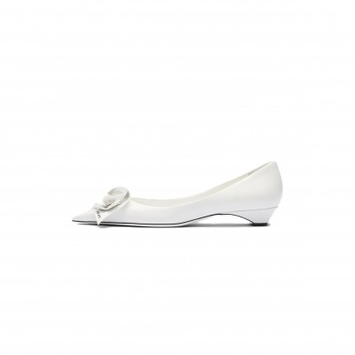 PRADA BRUSHED LEATHER PUMPS